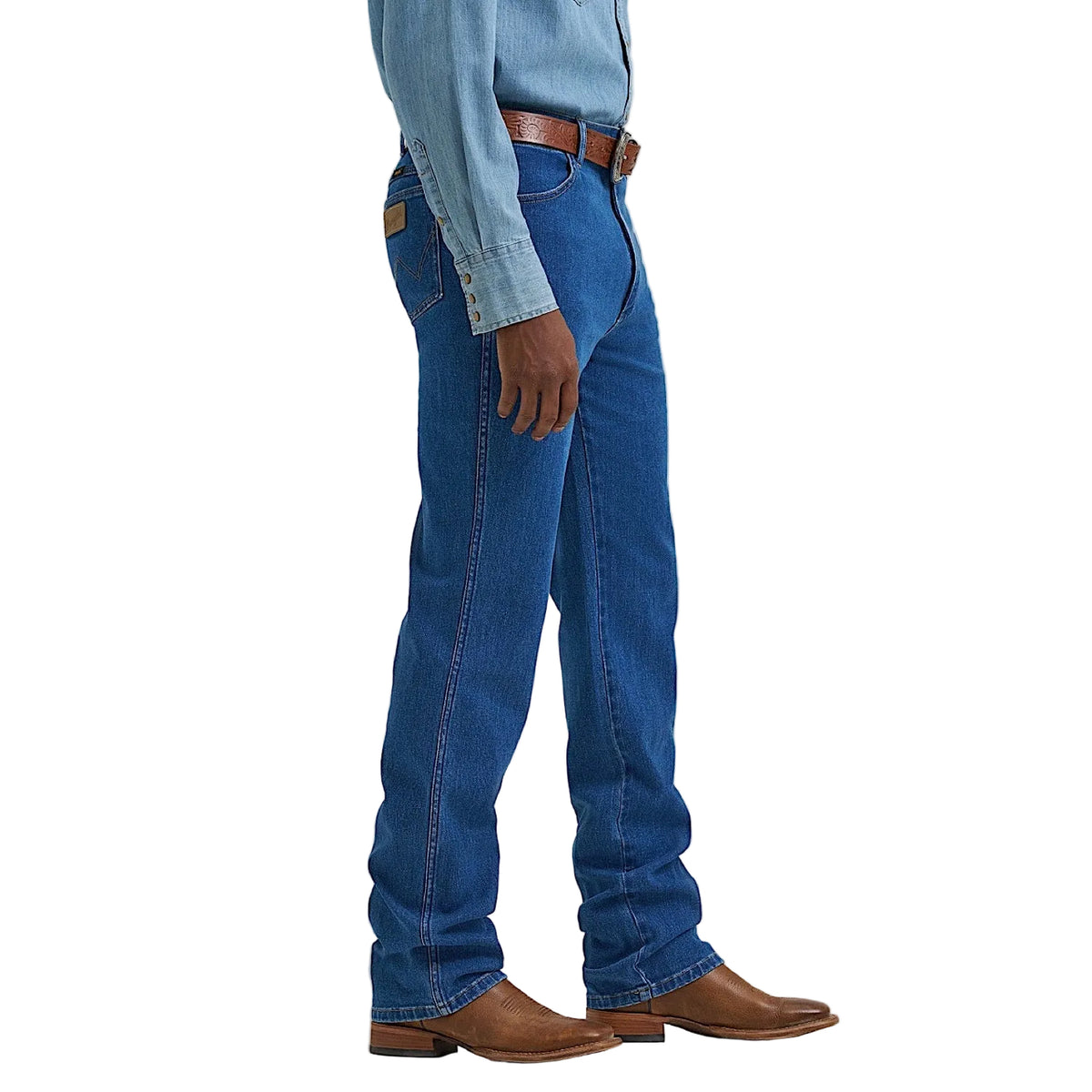 Wrangler Men's Cowboy Cut Slim Tough Lite Jean - Stonewash