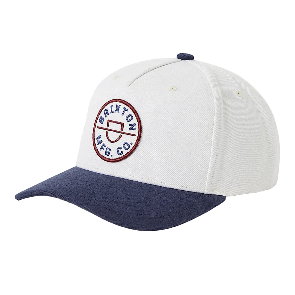 Brixton Crest C MP Snapback - Wax Paper/Navy