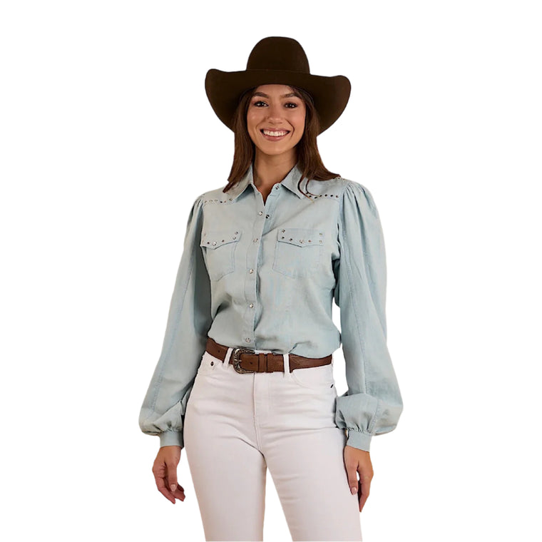 Ringers Western Women's Camila Blouse - Chambray