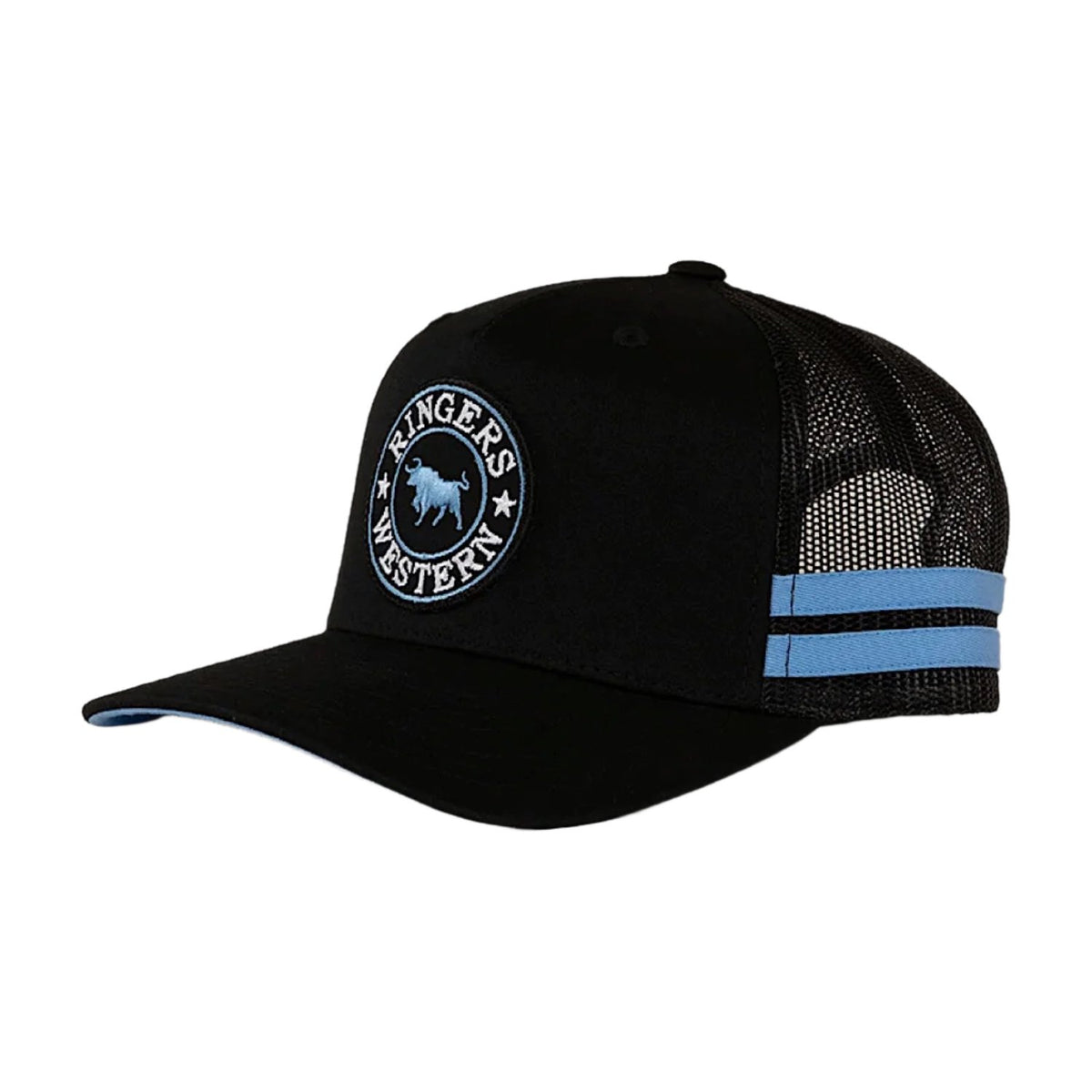 Ringers Western KIDS McCoy Trucker Cap - Black/Blue