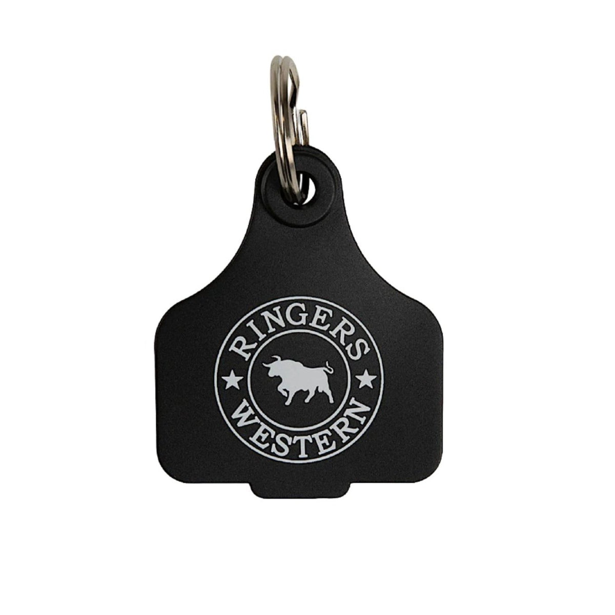 Ringers Western Cattle Tag - Black/White