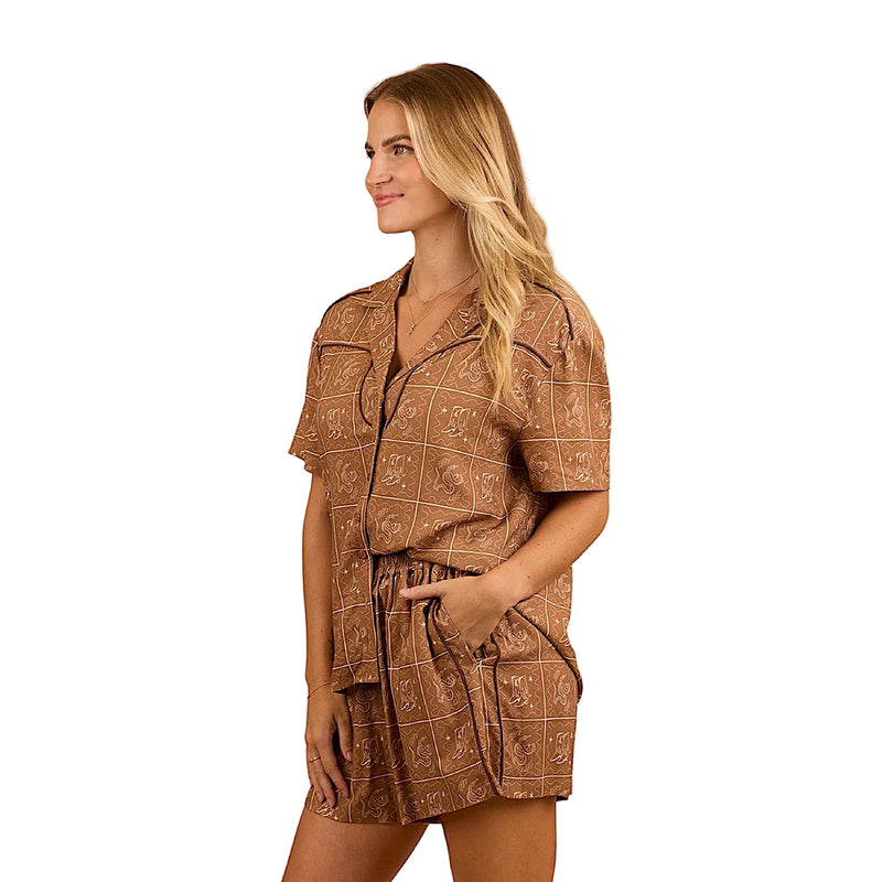 Ringers Western Women’s Cody Shorts - Almond