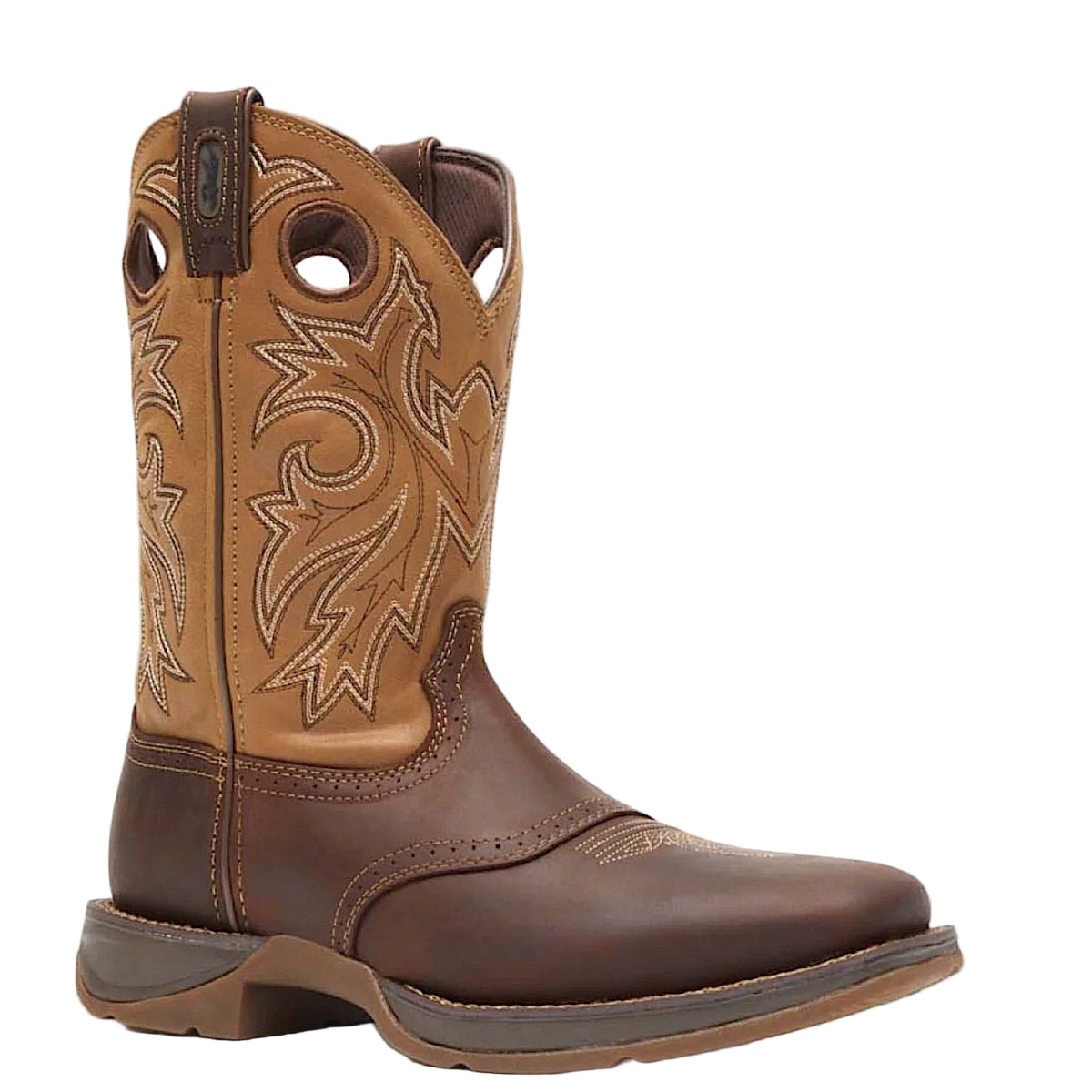Durango Men’s Rebel Saddle Up Western Boot Brown/Tan