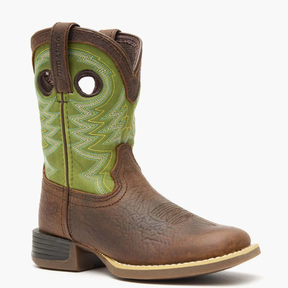 Durango Big Kids Lil Rebel Pro Western Boot - Frontier Brown / Line