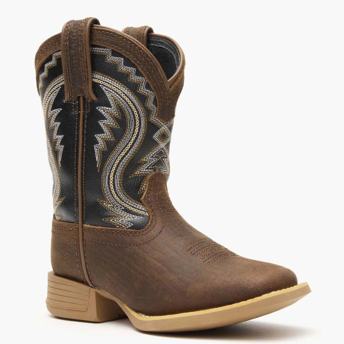 Durango Big Kids Lil Rebel Pro Western Boot - Acorn / Black Onyx