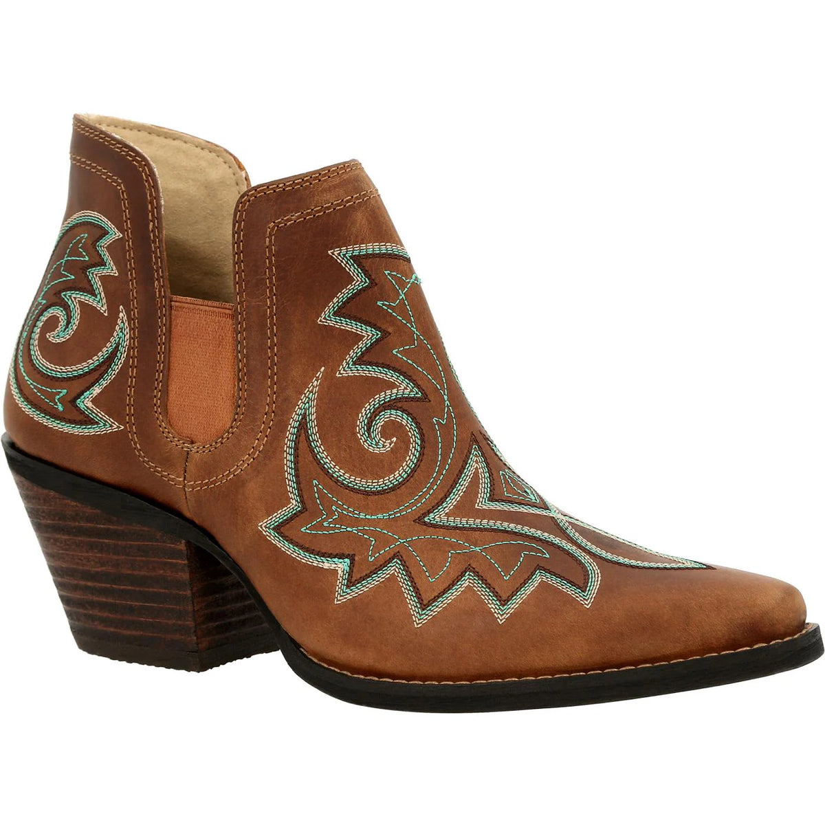 Durango Womens Crush Western Boot - Golden Brown Bootie