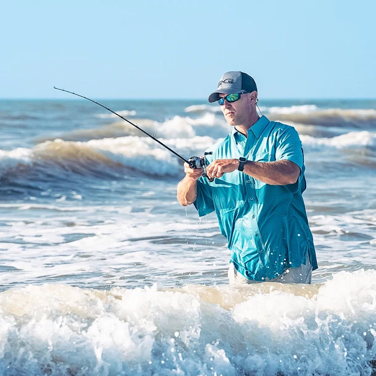 GameGuard Men's Short Sleeve Microtek Shirt - Mahi