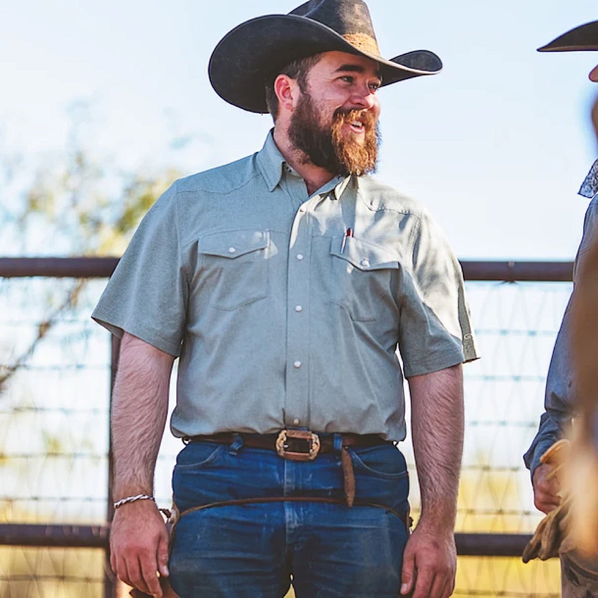 GameGuard Men's Drover Short Sleeve Shirt - Mesquite