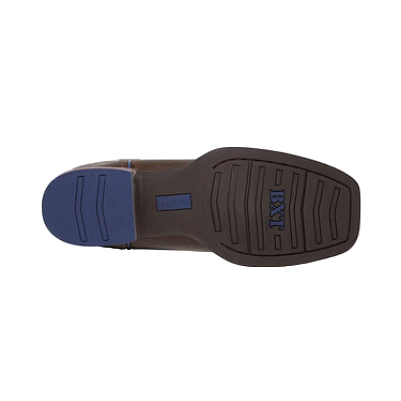 Baxter Women’s Dixie Western Work Boot - Dark Brown / Blue / Orange