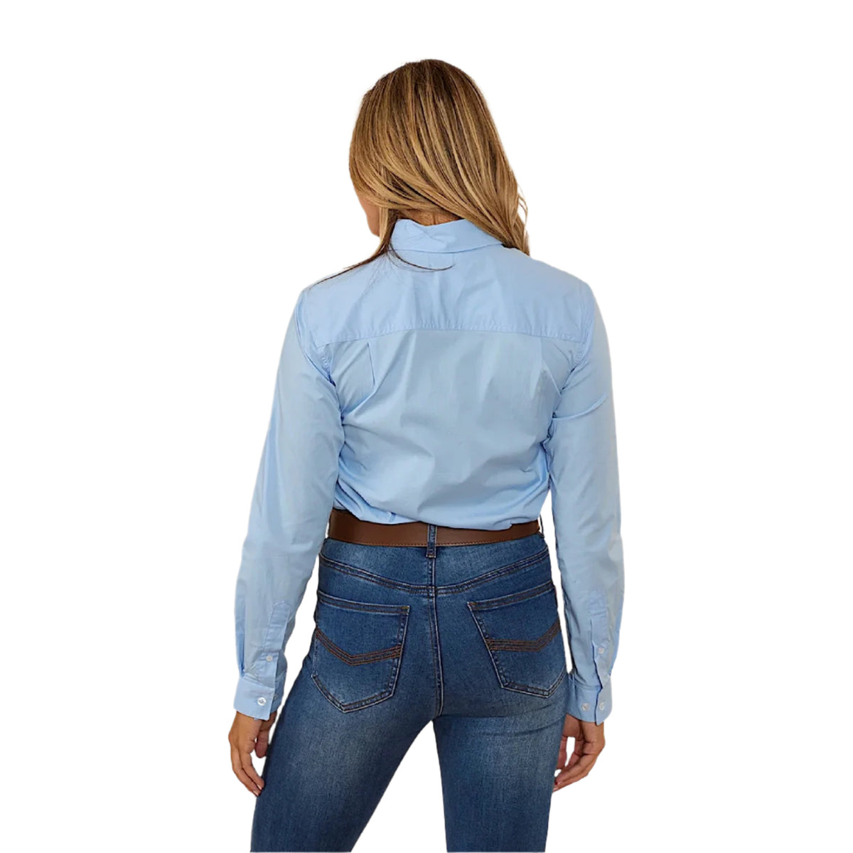 Ringers Western Women’s Longreach Dress Shirt - Sky Blue