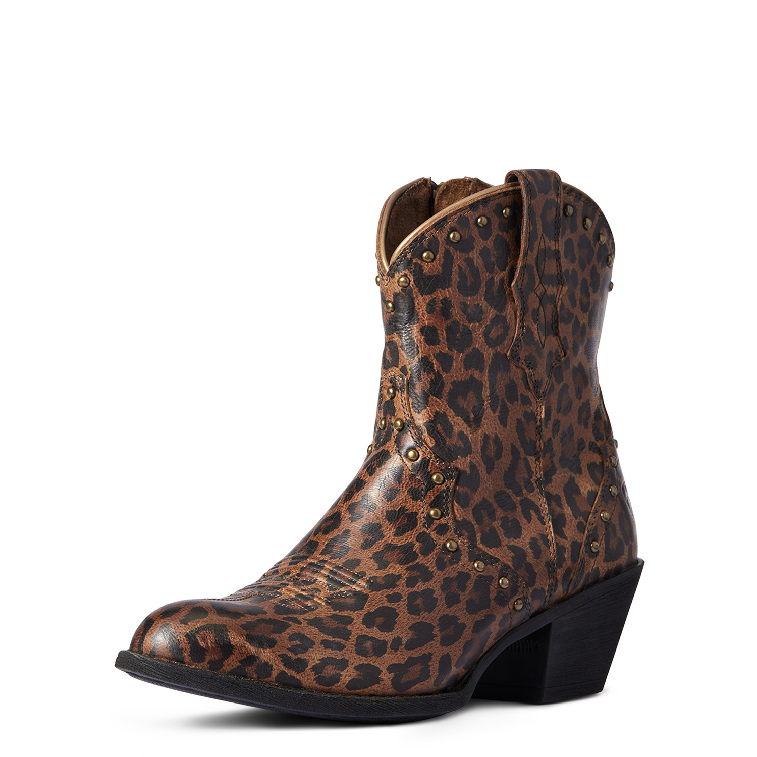 Leopard print ariat boots hotsell