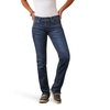 Ariat Womens R.E.A.L Mid Rise Straight Jean Everlee Irvine