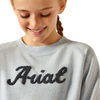 Ariat Girl's Benicia Sweatshirt - Cerulean