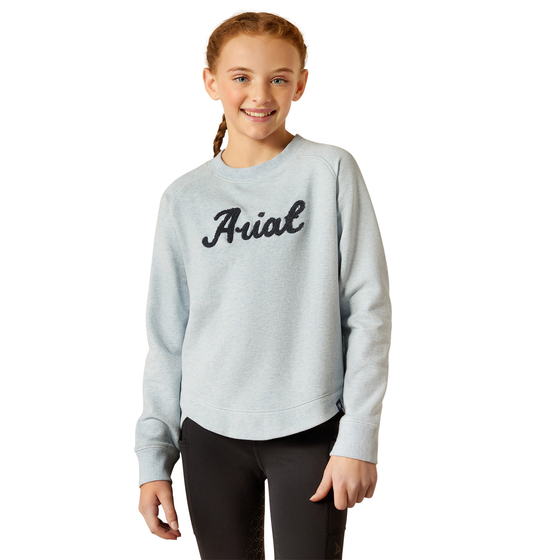 Ariat Girl's Benicia Sweatshirt - Cerulean