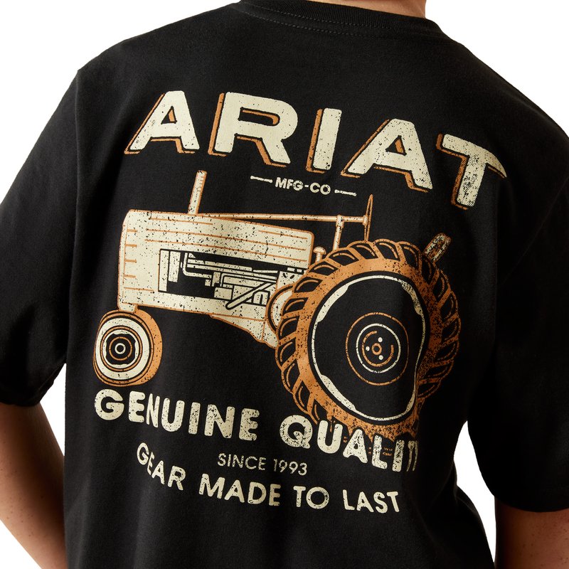 Ariat Boy’s Gramps Tractor Tee - Black