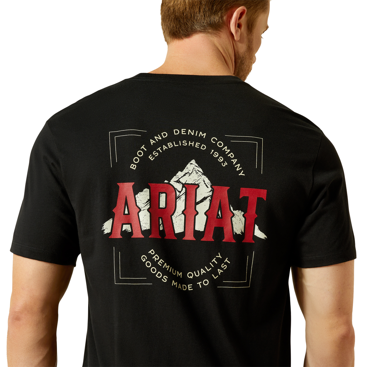 Ariat Men’s Nab Mountain Tee - Black