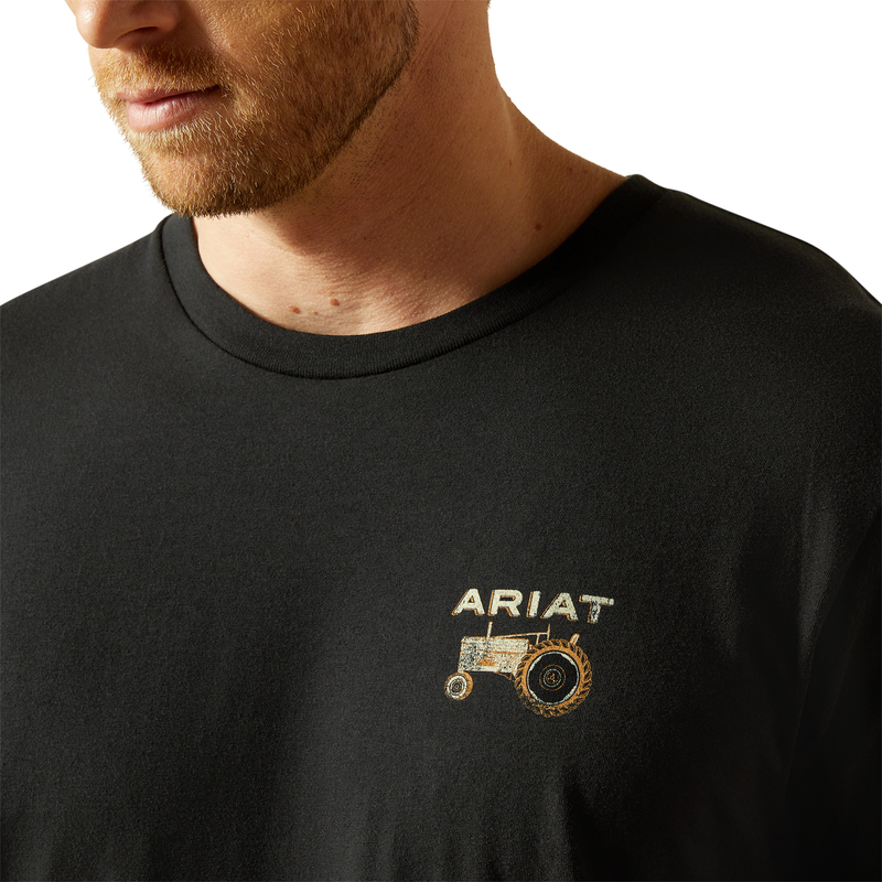 Ariat Men’s Gramps Tractor Tee - Black