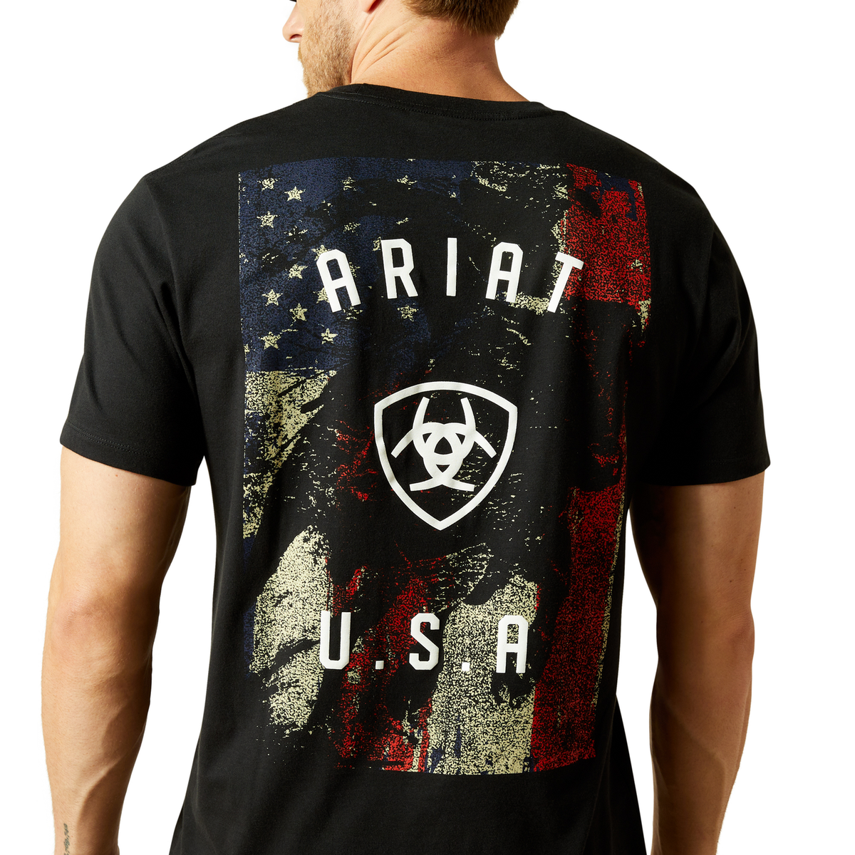 Ariat Men’s Faded Bull Tee - Black