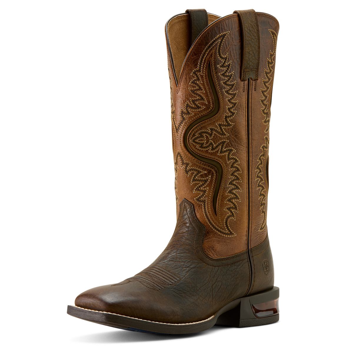 Ariat Men’s Captivate Cowboy Western Boot - Dark Brown/Peanut Butter