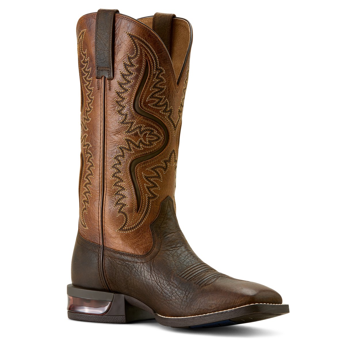 Ariat Men’s Captivate Cowboy Western Boot - Dark Brown/Peanut Butter