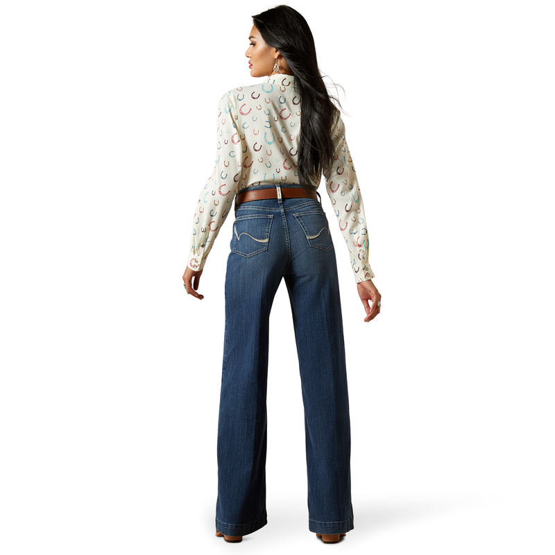 Ariat Women’s Ultra High Rise Rosalie Wide Leg Jean - Natalia