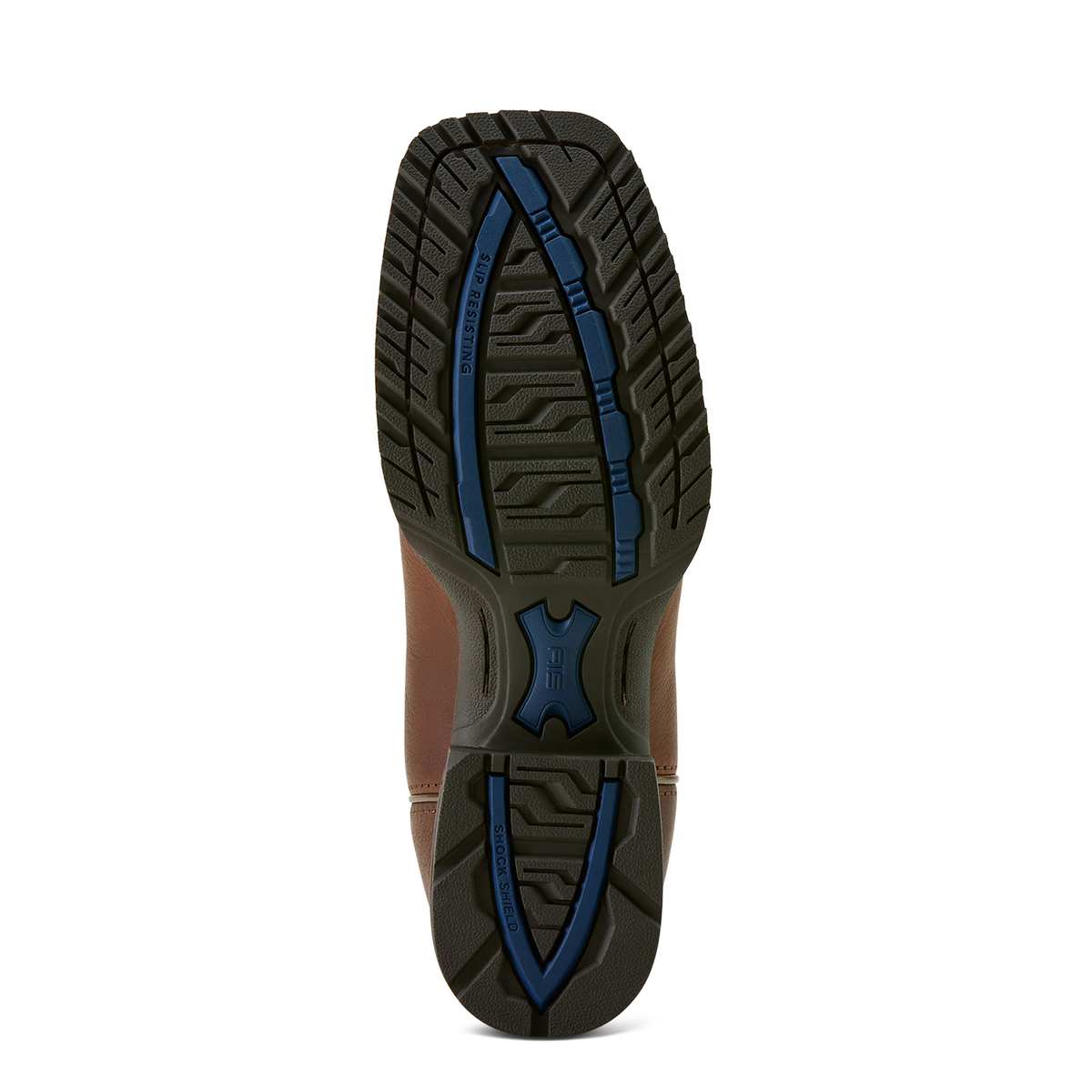 Ariat Women’s Hybrid Ranchwork Western Boot - Peanut/Worn Denim