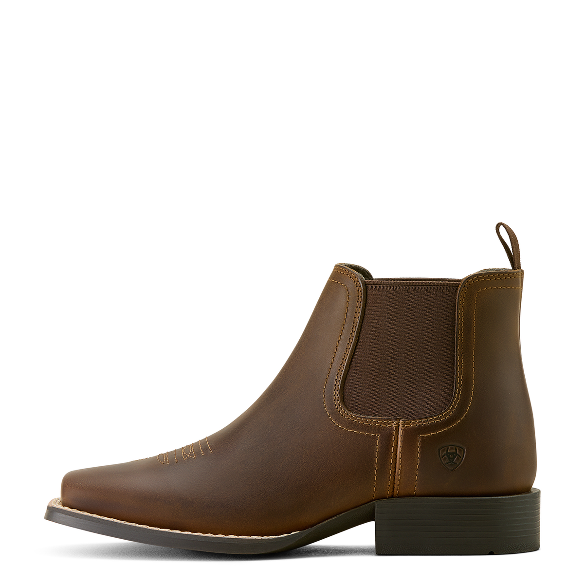 Ariat Youth Booker Chelsea Western Boot - Distressed Brown