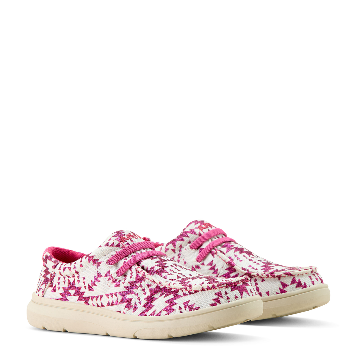 Ariat Kid’s Hilo - Bright Rose/Southwestern Glitter