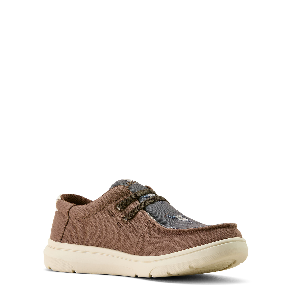 Ariat Kid’s Hilo - Chocolate/Ariat Steer Heads