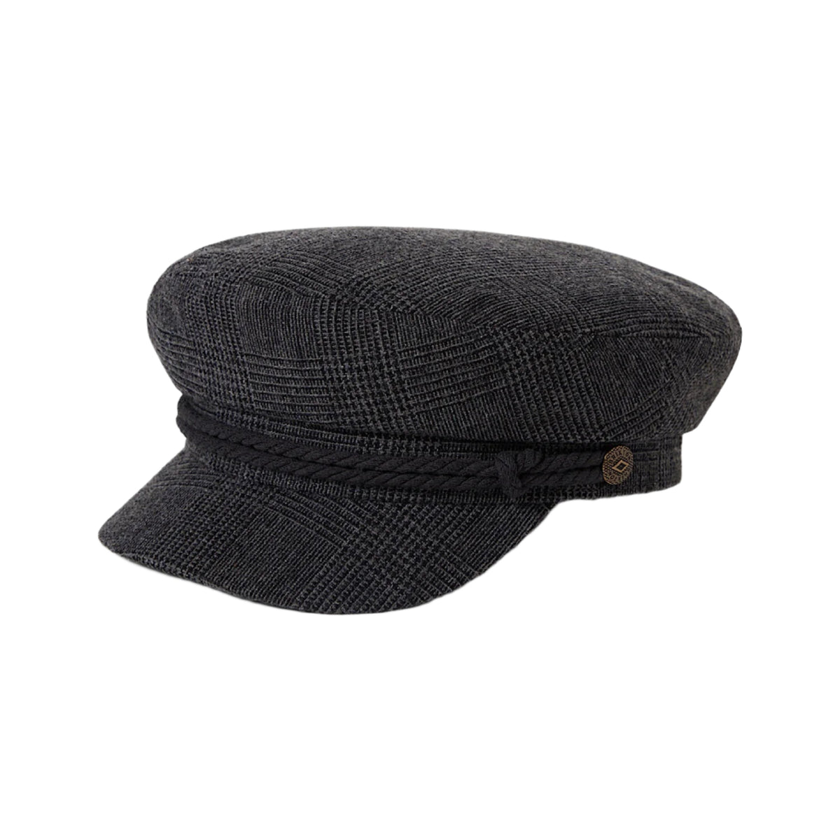 Brixton Fiddler Fisherman Cap - Grey Shadow Plaid