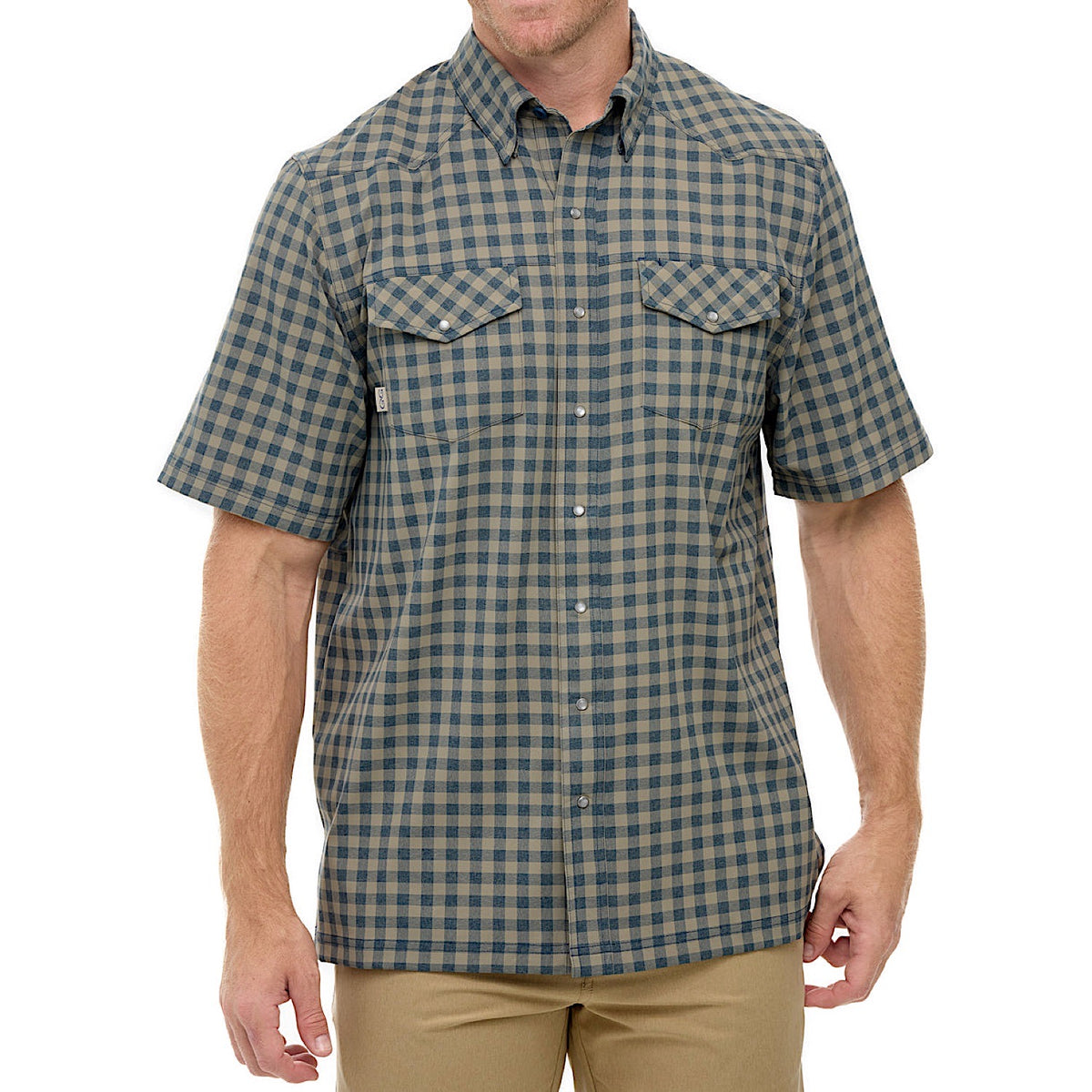 GameGuard Men’s Shirt Short Sleeve Pearl Snap - Mesquite