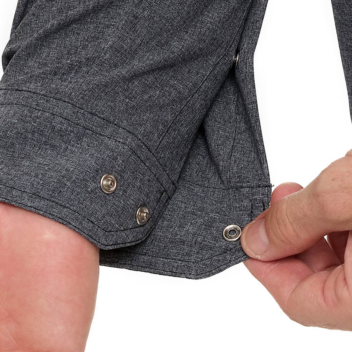 GameGuard Men's Pearl Snap Shirt - Caviar