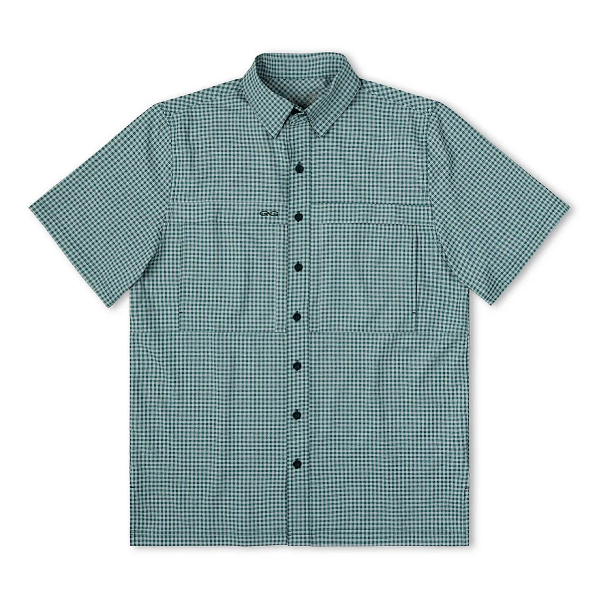 GameGuard Men's Short Sleeve Tek Check Shirt - Mallard
