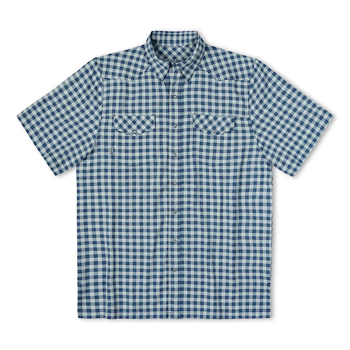 GameGuard Men's Short Sleeve Pearl Snap Shirt - Glacier