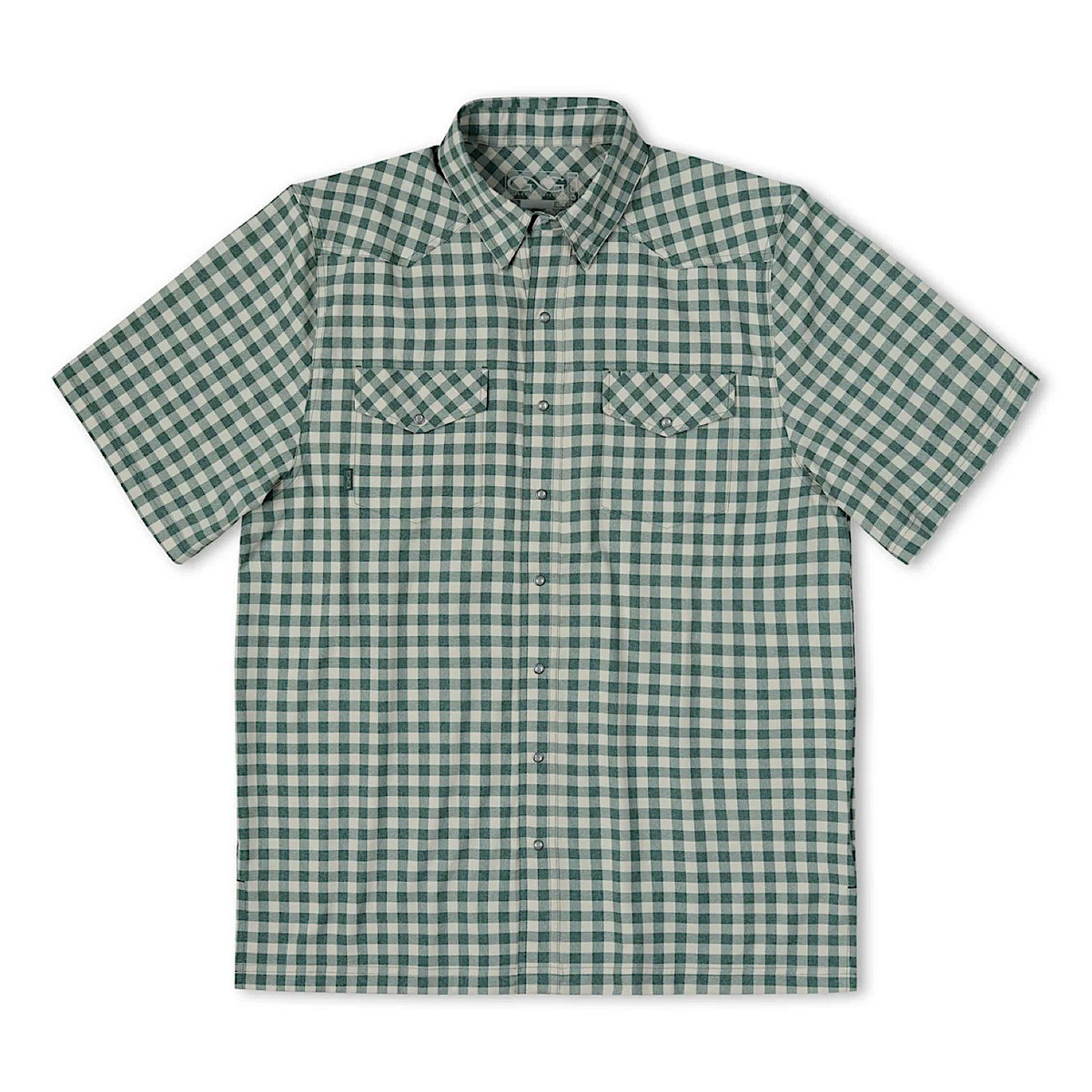 GameGuard Men's Short Sleeve Pearl Snap Shirt - Ironwood