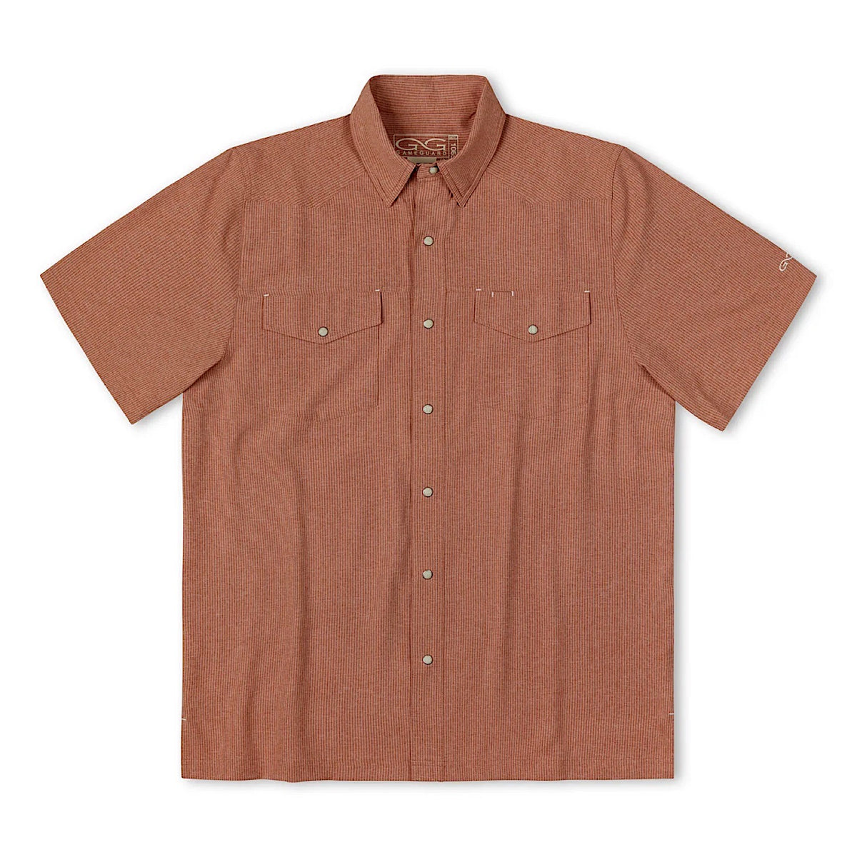 GameGuard Men's Drover Short Sleeve Shirt - Copper