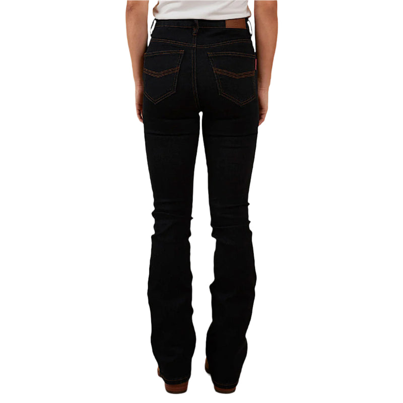 Ringers Western Women’s Penny High Rise Bootleg Jean - Dark Blue Wash