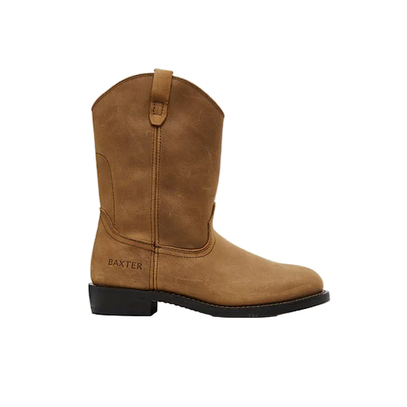 Baxter Men’s Gaucho Western Work Boot - Distressed Tan