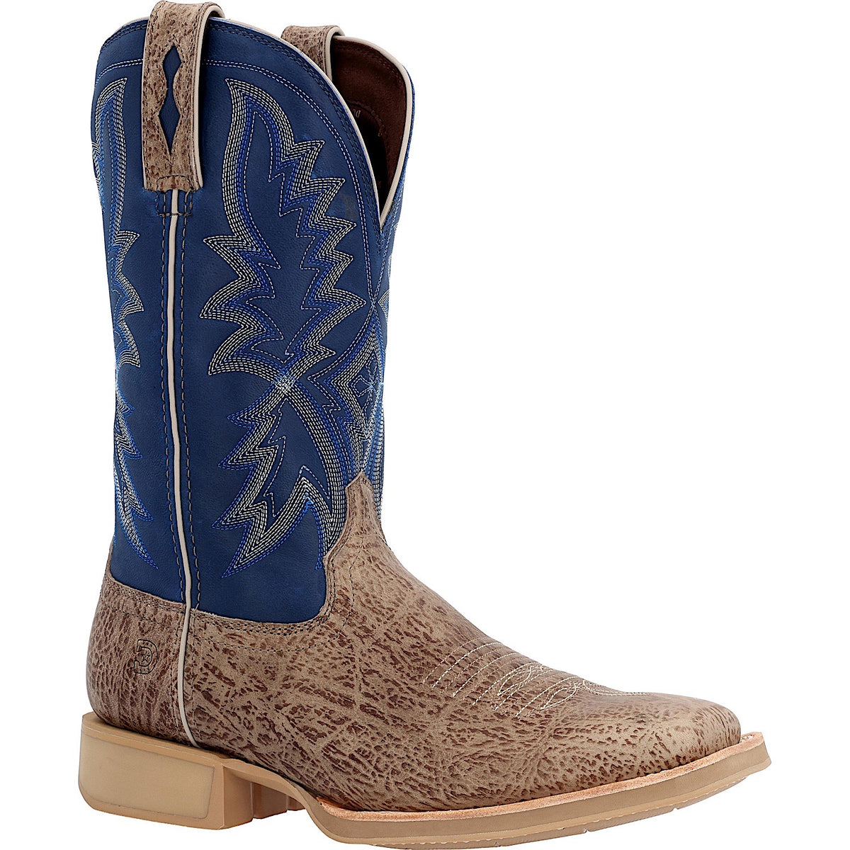 Durango Men's Rebel Pro Lite Western Boot - Weathered Grey and Denim Blue