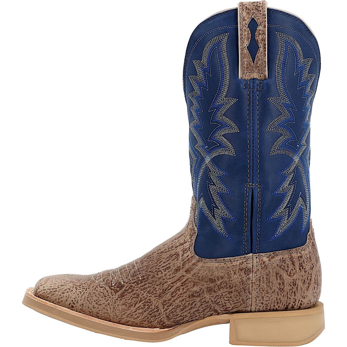 Durango Men's Rebel Pro Lite Western Boot - Weathered Grey and Denim Blue