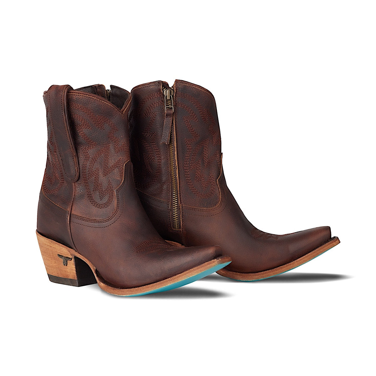 Lane Boots Smokeshow Bootie Cognac