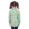 Hard Slog Kid's Candy Half Placket Shirt Green