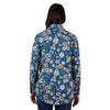 Hard Slog Womens Carla Full Placket LS Shirt - Blue