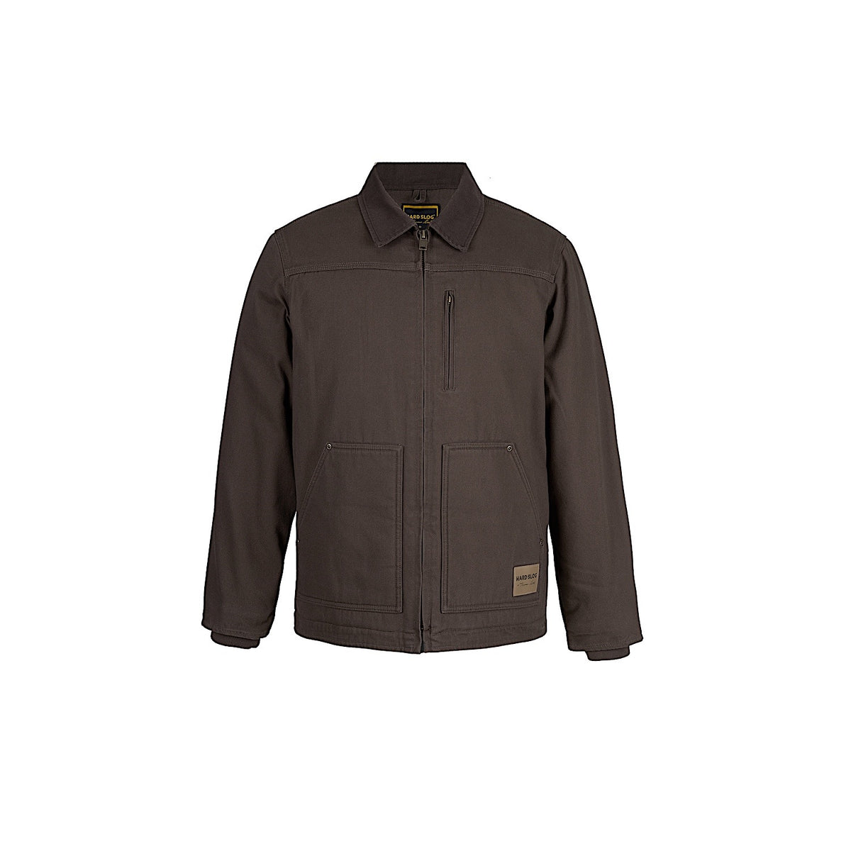 Hard Slog Men's Canvas Jacket - Moss