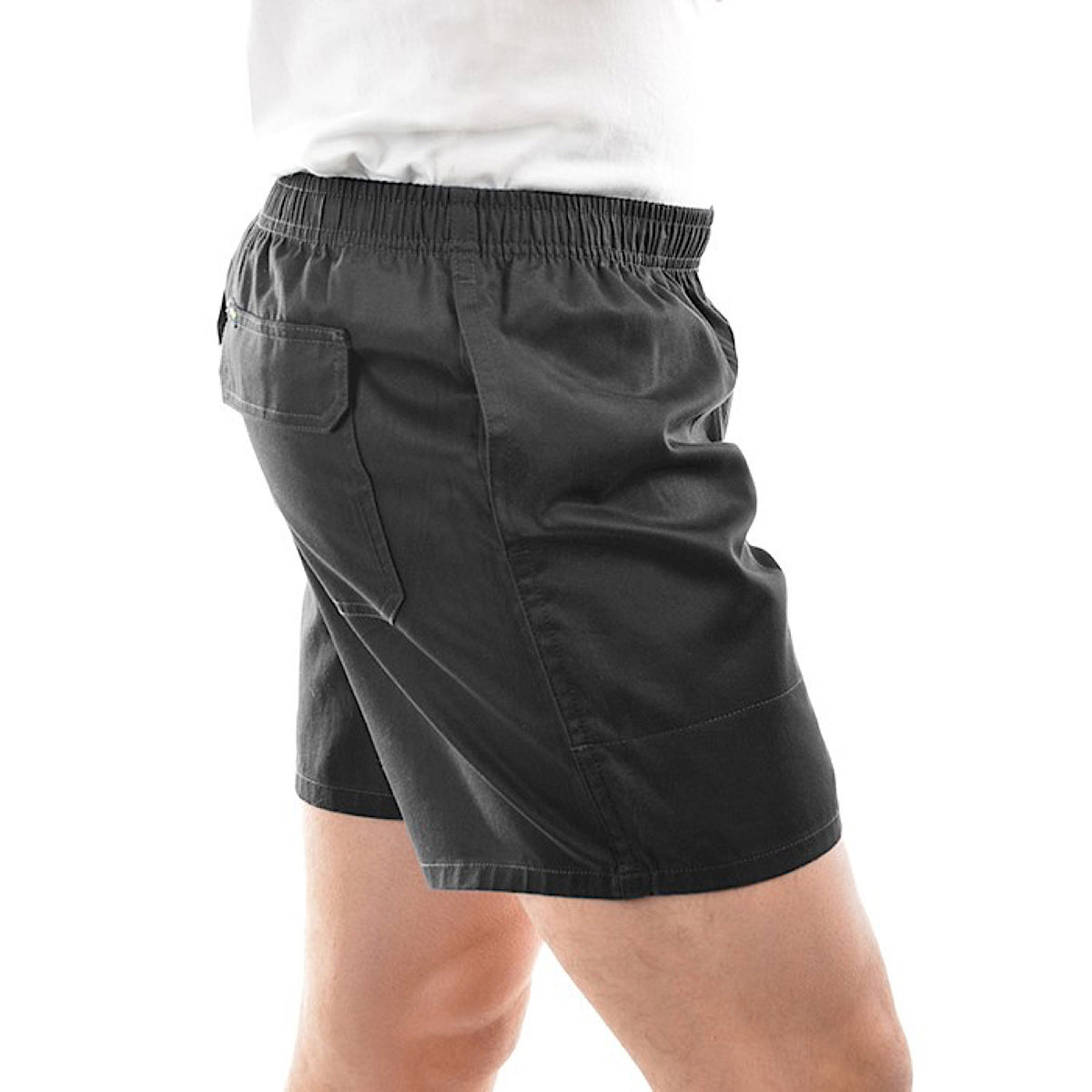 Hard Slog Men's Drill Shorts - Black