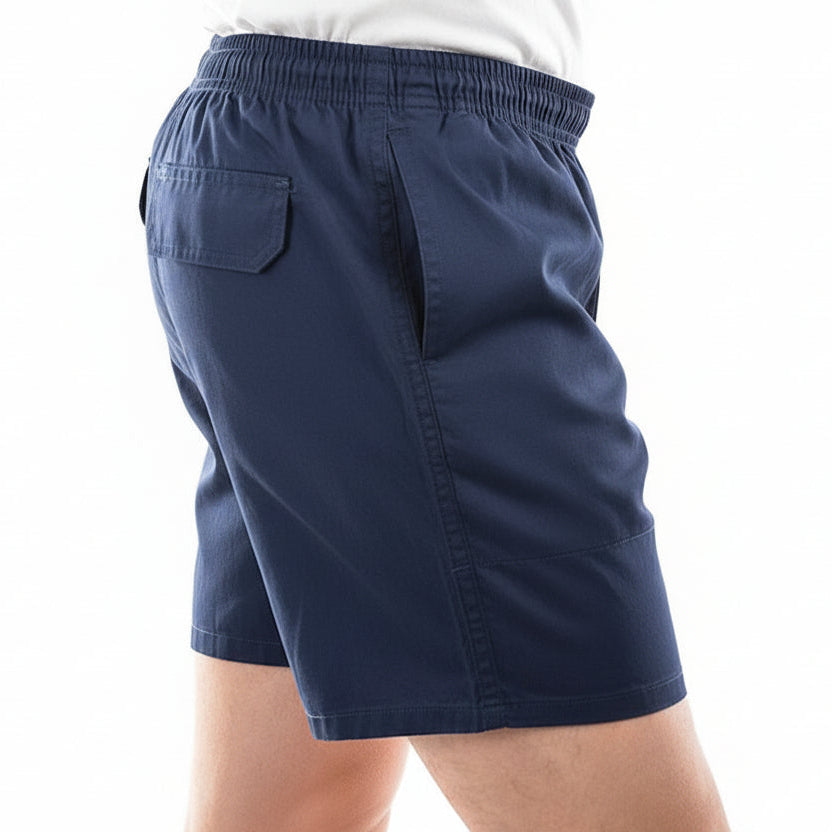 Hard Slog Men's Drill Shorts - Navy