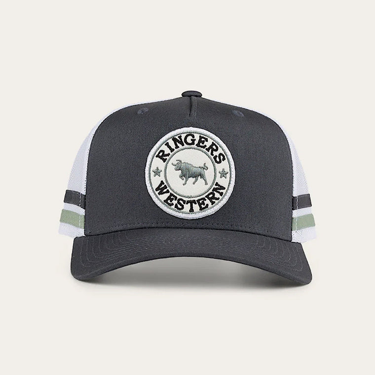 Ringers Western McCoy Trucker Cap - Charcoal/Leaf