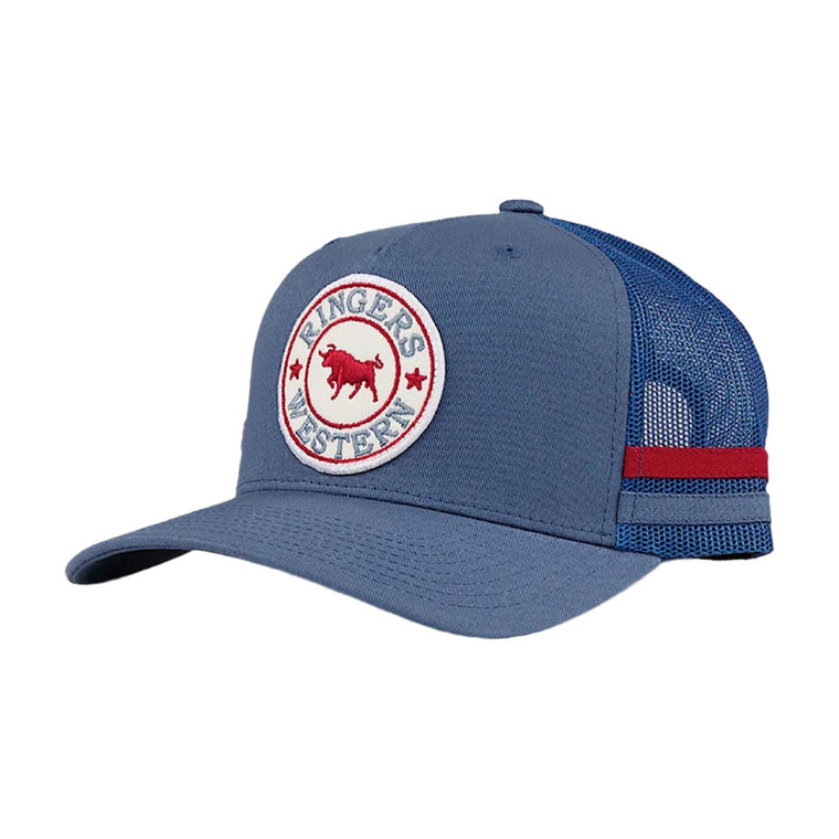 Ringers Western Kid's McCoy Trucker Cap - Yale Blue