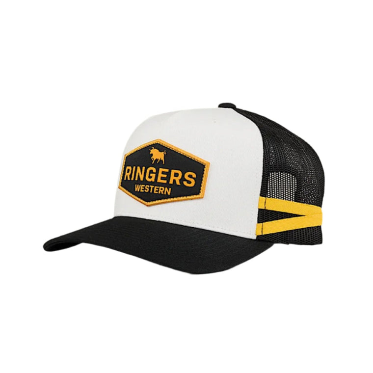 Ringers Western Kid's Cunningham Deep Fit Trucker Cap - Black