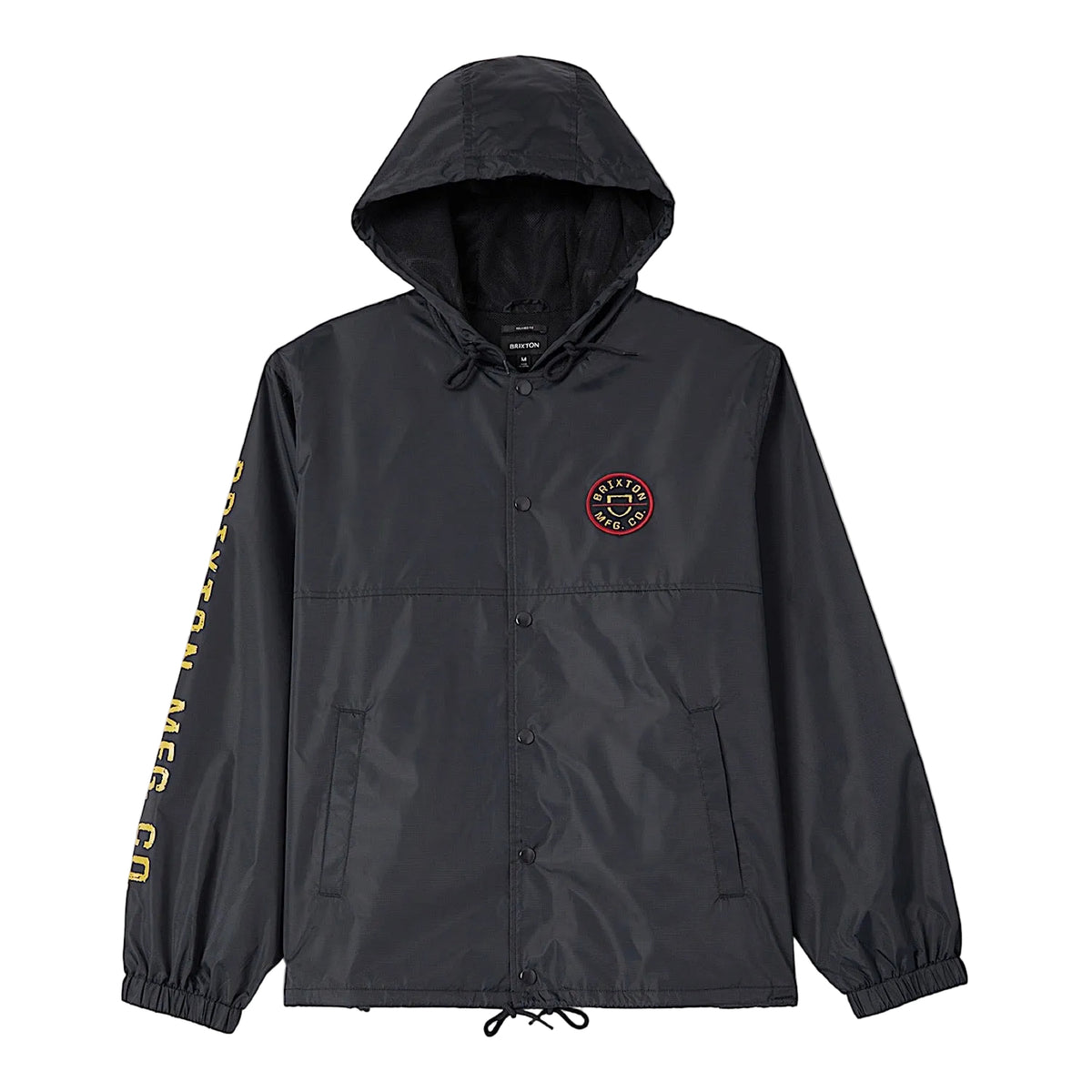 Brixton Men's Hooded Claxton LW Jacket - Black